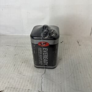 EVEREADY 6V Battery, Super Heavy Duty 6 Volt Battery, 1 Count New And Sealed
